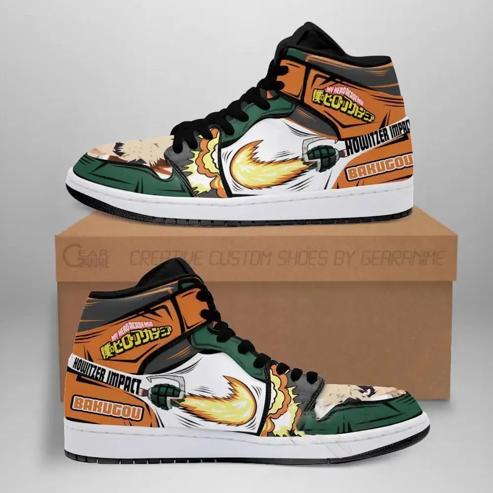Katsuki Bakugou Skill My Hero Academia Anime Amazon Air Jordan Shoes