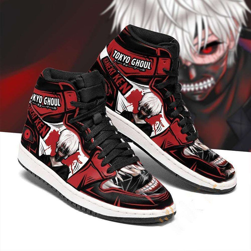 Ken Kaneki Tokyo Ghoul Anime Air Jordan Shoes