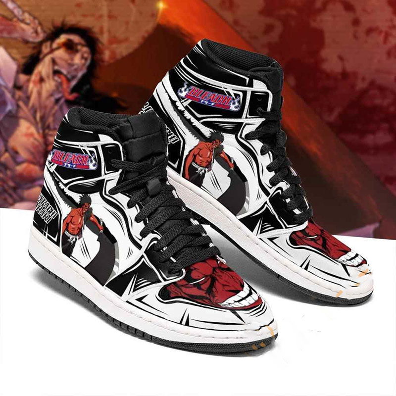 Kenpachi Bankai Bleach Sneakers Anime Air Jordan Shoes