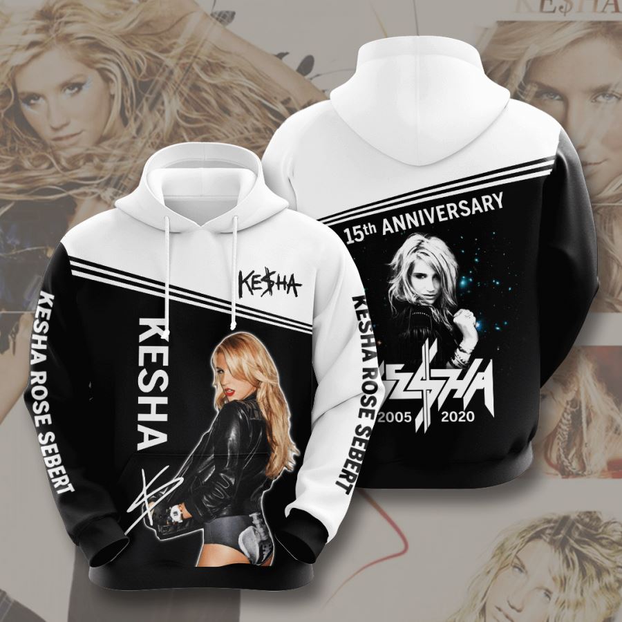 Kesha Custom Hoodie 3D 3 Kesha Custom Hoodie 3D