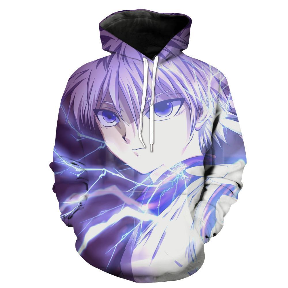Killua Hatsu Hunter X Hunter Hoodie 3D