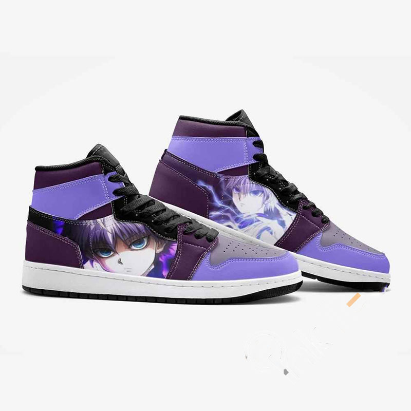 Killua Lightning Palm Hunter X Hunter Custom Air Jordan Shoes