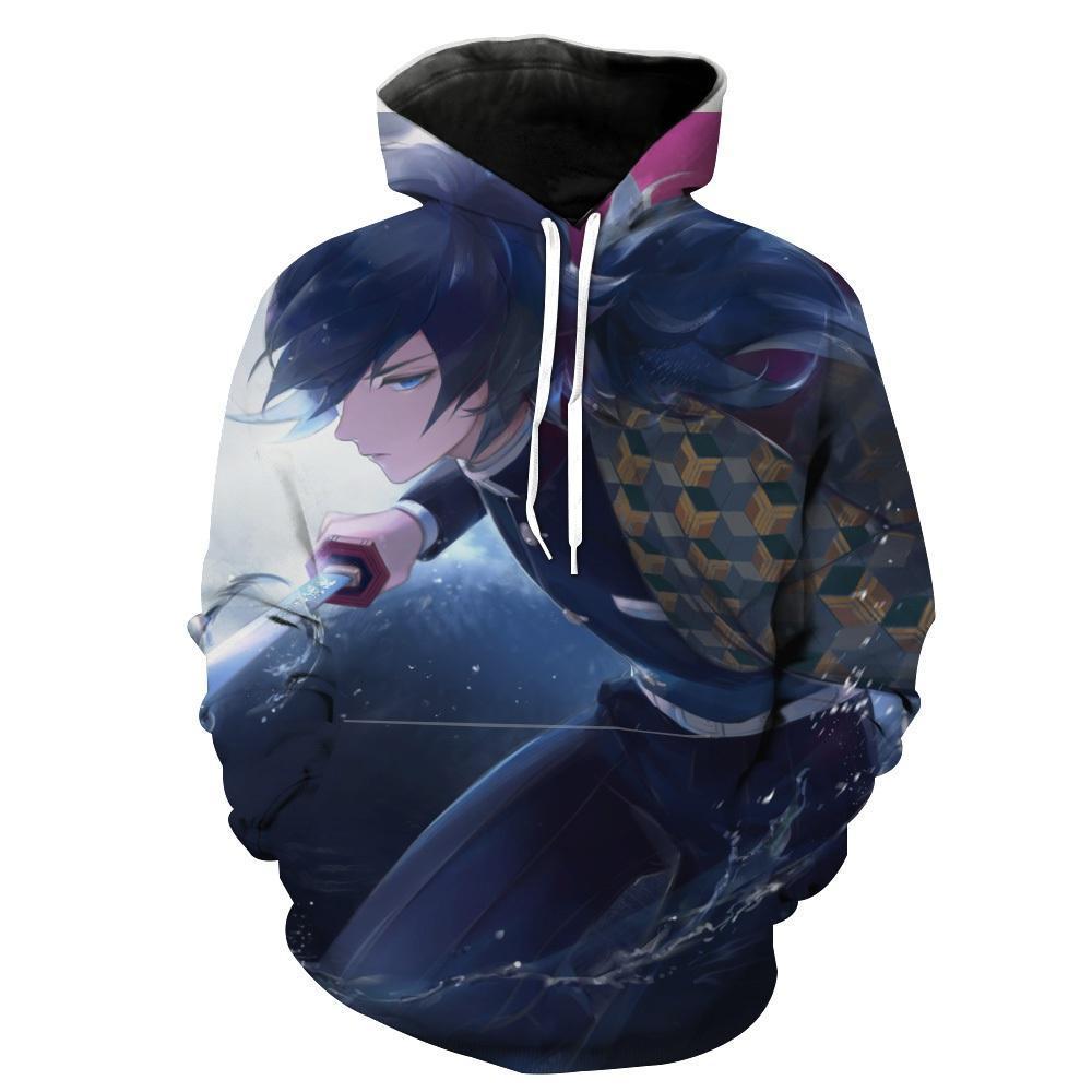 Kimetsu No Yaiba Giyu Giyu Demon Slayer Hoodie 3D