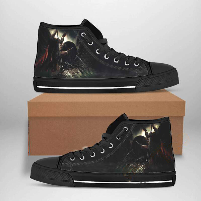 King Leonidas Best Movie Character High Top Shoes