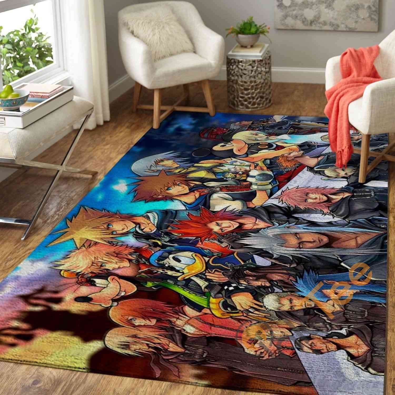 Kingdom Hearts Characters Area Rug 1 Kingdom Hearts Characters Area Rug