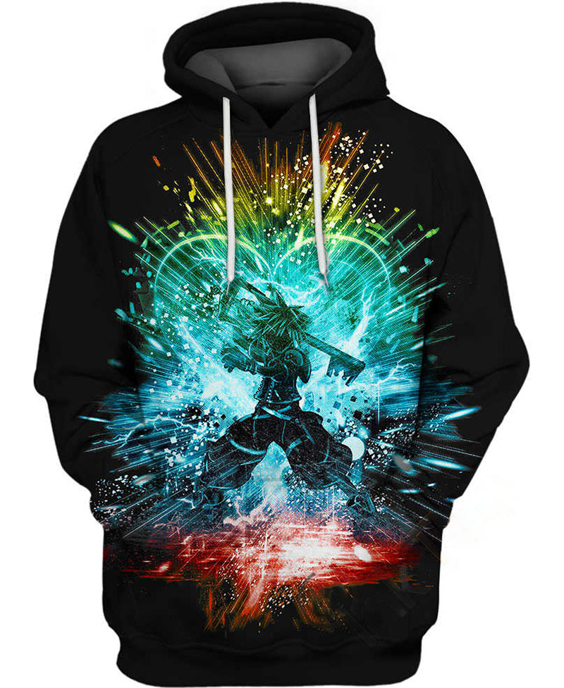 Kingdom Hearts Eternal Hoodie 3D