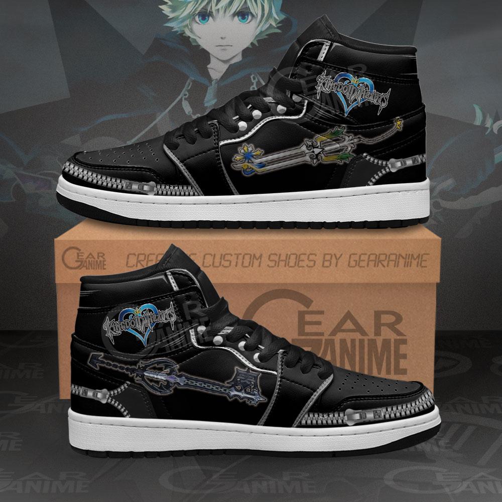 Kingdom Hearts Roxas Sword Sneakers Anime Air Jordan Shoes 3 Kingdom Hearts Roxas Sword Sneakers Anime Air Jordan Shoes