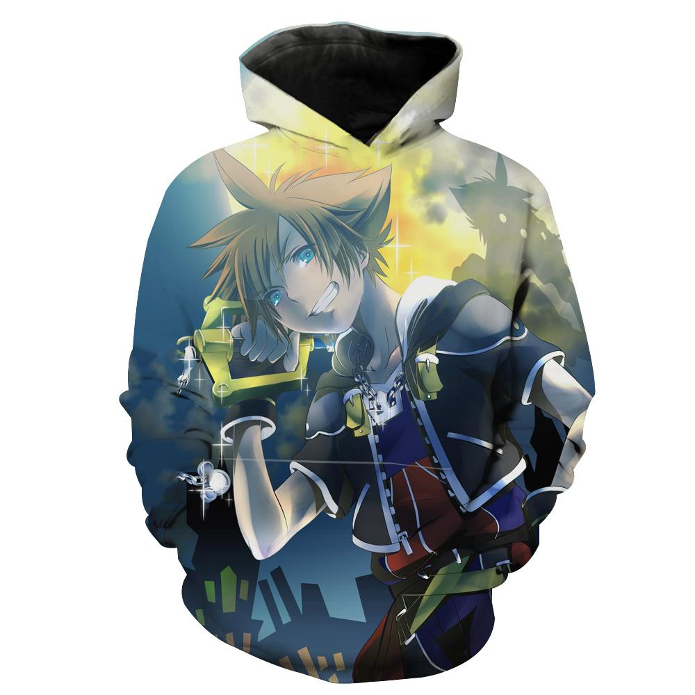 Kingdom Hearts Sora Kingdom Hearts Hoodie 3D