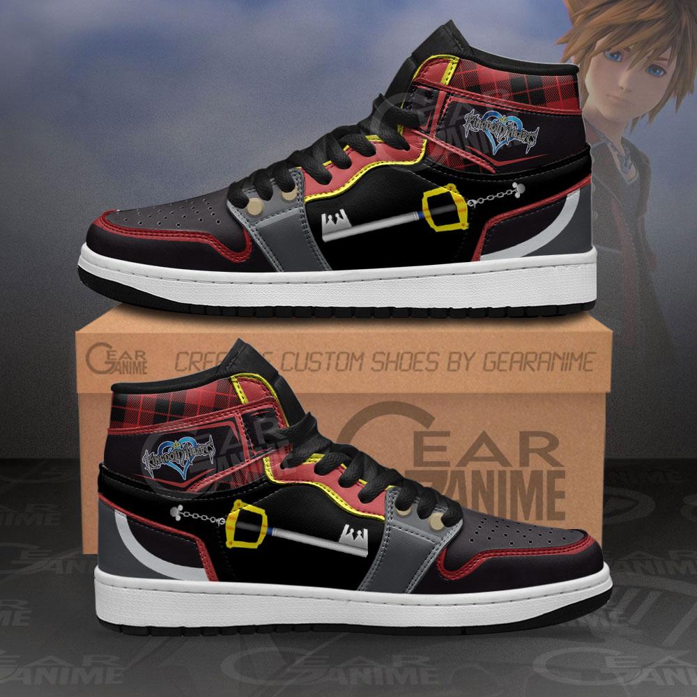 Kingdom Hearts Sora Sword Sneakers Anime Air Jordan Shoes 3 Kingdom Hearts Sora Sword Sneakers Anime Air Jordan Shoes