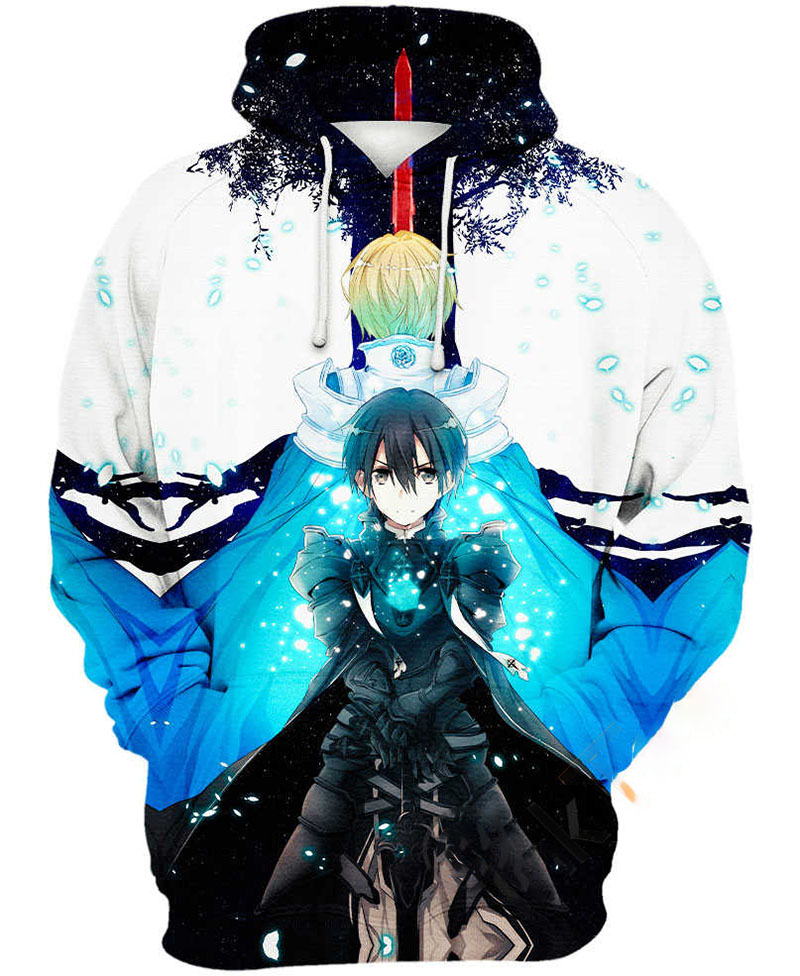 Kirito And Eugeo Hoodie 3D 14 Kirito And Eugeo Hoodie 3D