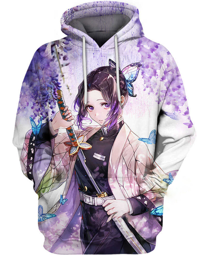 Kocho Shinobu Demon Hunter Hoodie 3D