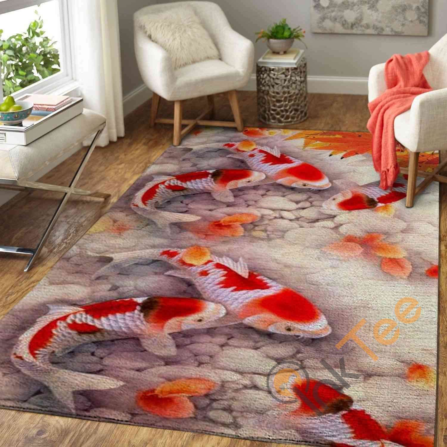 Koi Fish Area Rug