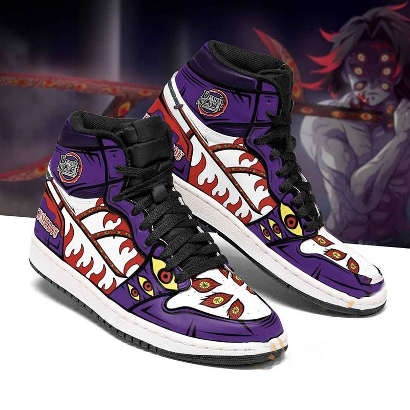 Kokushibou Costume Demon Slayer Sneakers Anime Air Jordan Shoes 5 Kokushibou Costume Demon Slayer Sneakers Anime Air Jordan Shoes