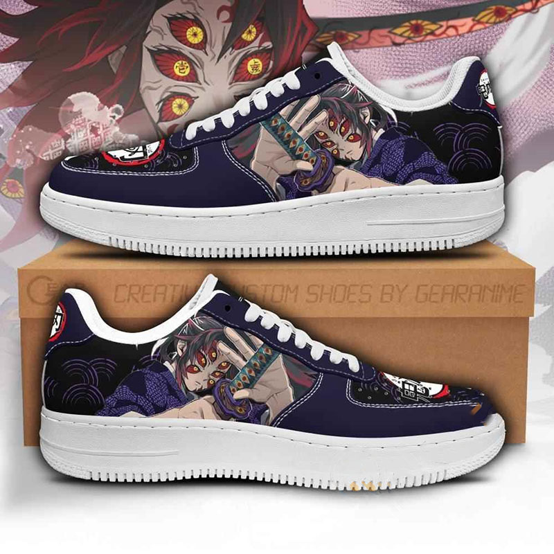 Kokushibou Custom Demon Slayer Anime Nike Air Force Shoes 1 Kokushibou Custom Demon Slayer Anime Nike Air Force Shoes