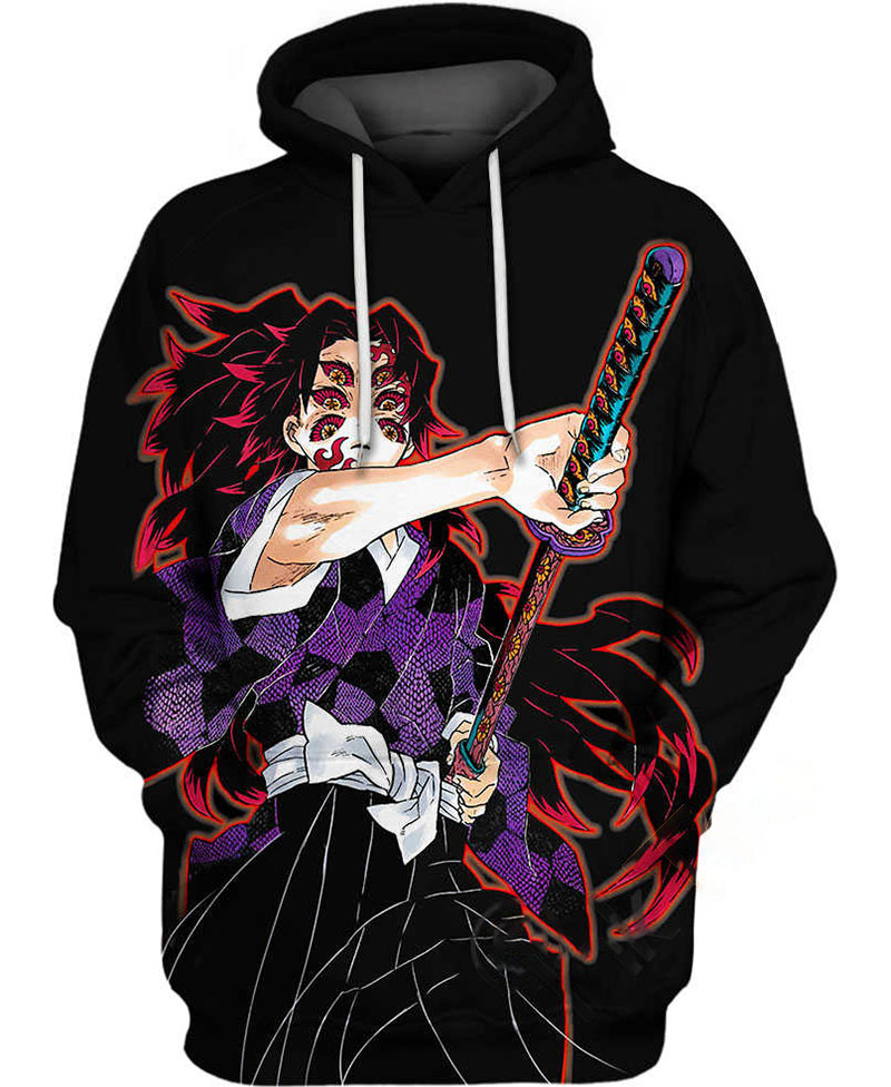 Kokushibou From Demon Slayer Hoodie 3D