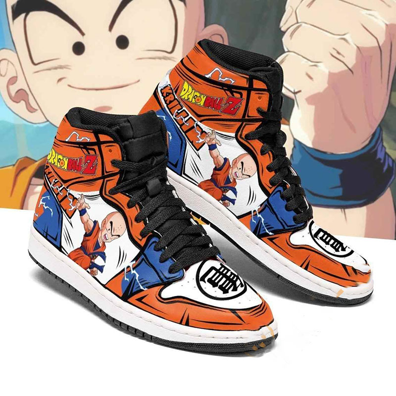 Krillin Dragon Ball Z Anime Sneakers Air Jordan Shoes