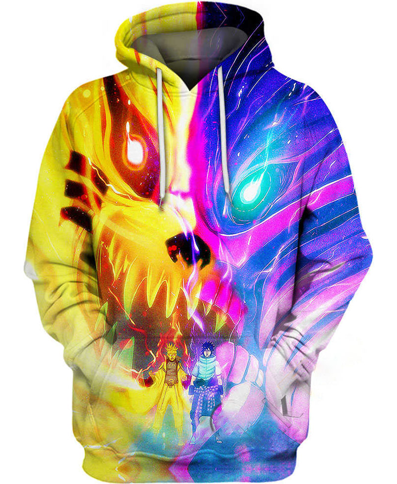 Kurama And Susanoo Hoodie 3D