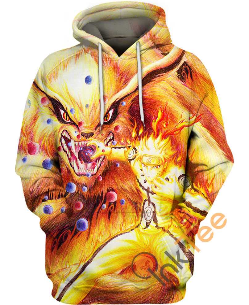 Kurama Sealed In Naruto Hoodie 3D 15 Kurama Sealed In Naruto Hoodie 3D