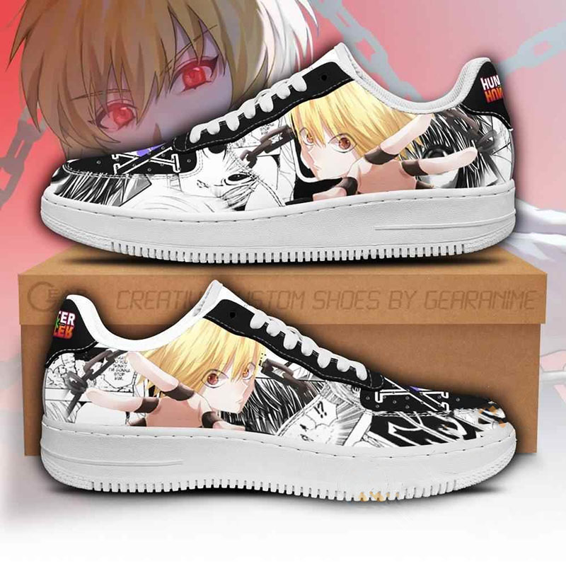 Kurapika Custom Hunter X Hunter Anime Nike Air Force Shoes