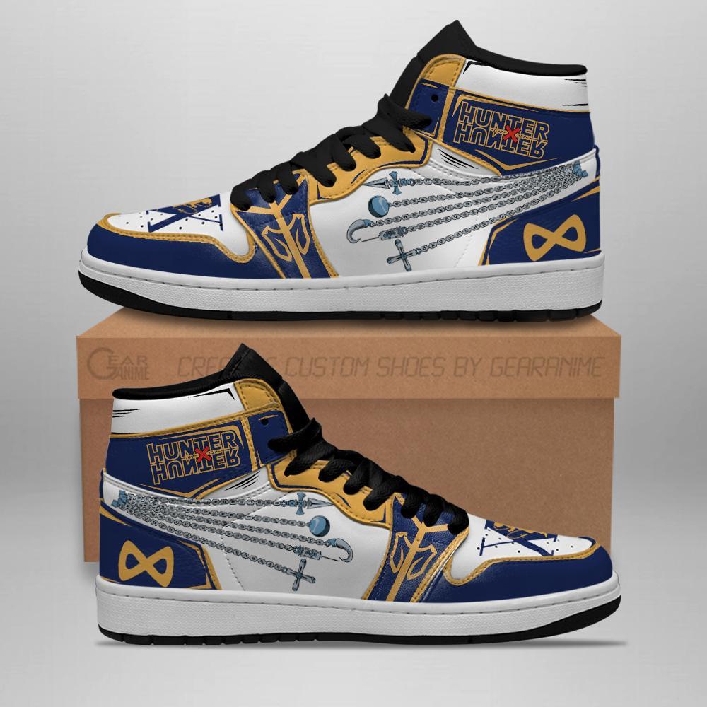 Kurapika Hunter X Hunter Sneakers Chains Hxh Anime Air Jordan Shoes
