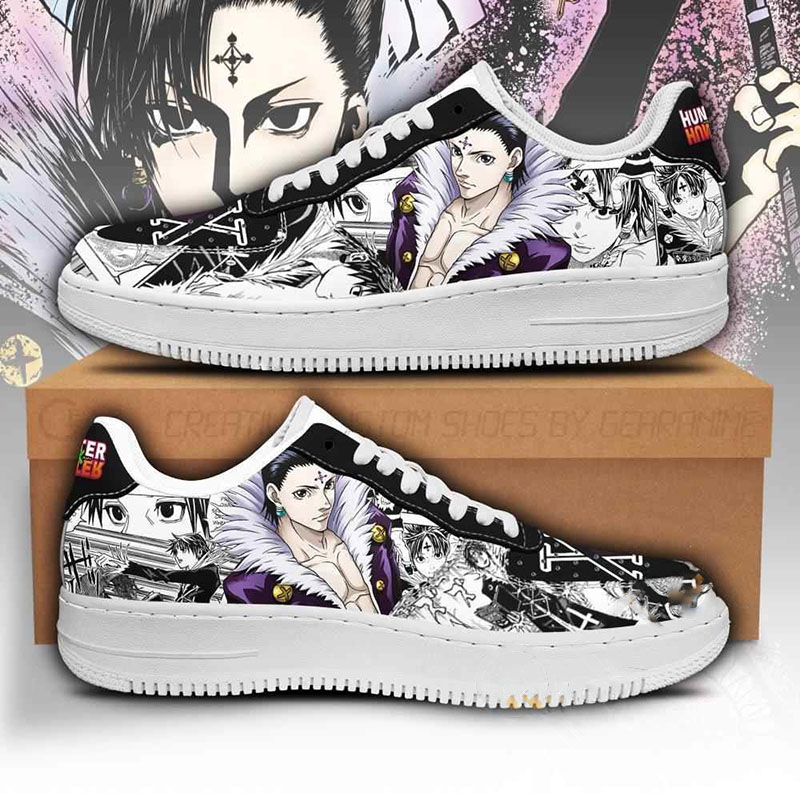 Kuroro Lucifer Custom Hunter X Hunter Anime Nike Air Force Shoes