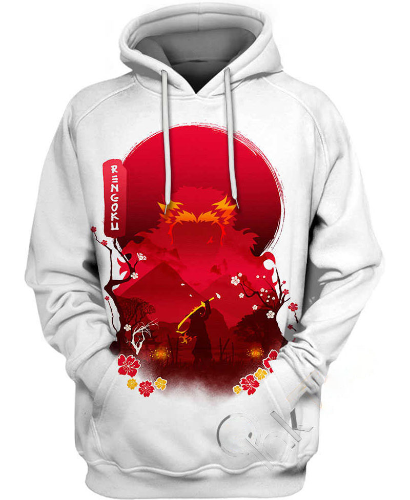 Kyojuro Rengoku Hoodie 3D