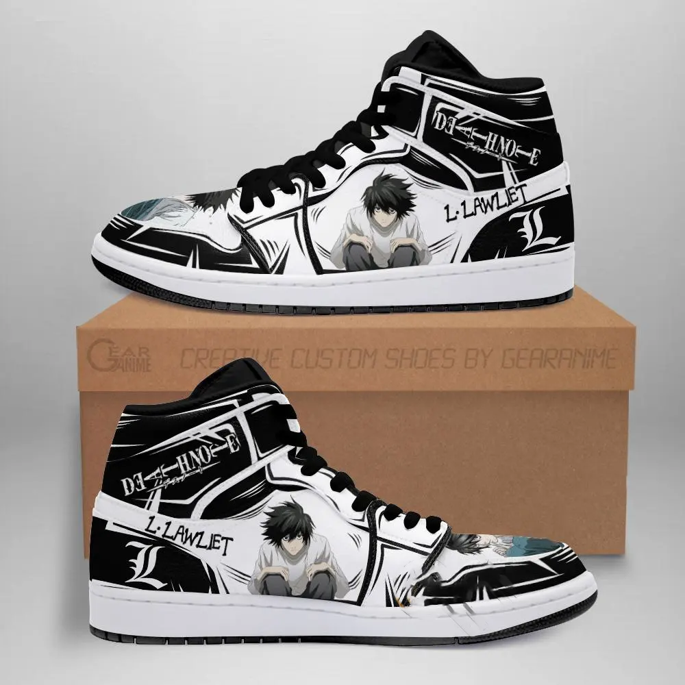 L. Lawliet Custom Death Note Anime Amazon Air Jordan Shoes 10 L. Lawliet Custom Death Note Anime Amazon Air Jordan Shoes