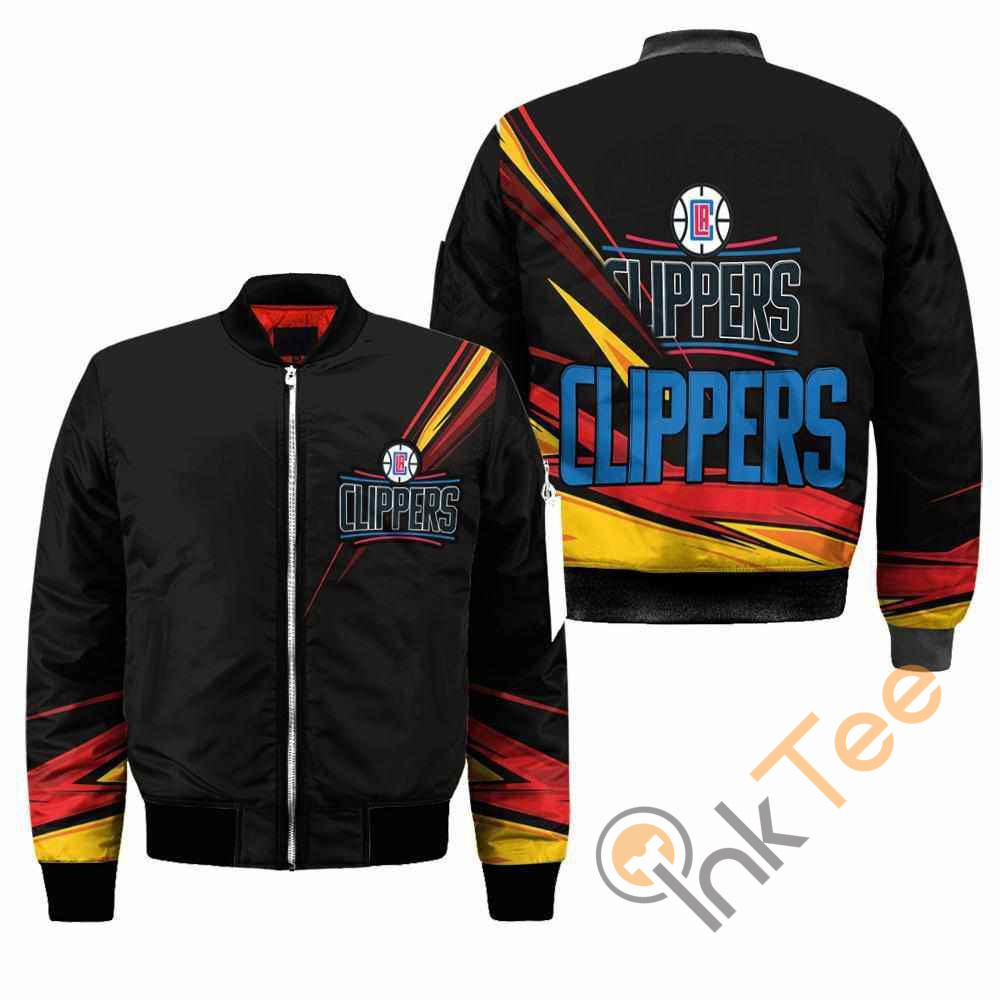 LA Clippers NBA Black Apparel Best Christmas Gift For Fans Bomber Jacket 2 LA Clippers NBA Black Apparel Best Christmas Gift For Fans Bomber Jacket