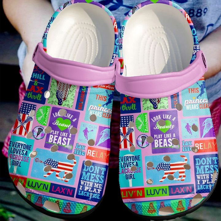 Lacrosse Girl Crocs Clog Shoes