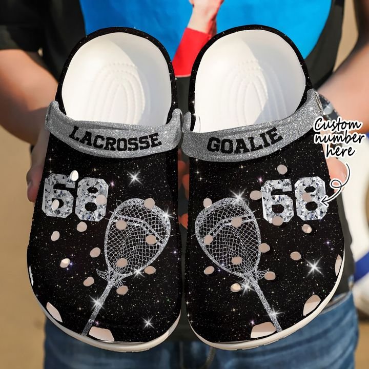 Lacrosse Personalized Goalie Diamond Crocs Clog Shoes 5 Lacrosse Personalized Goalie Diamond Crocs Clog Shoes