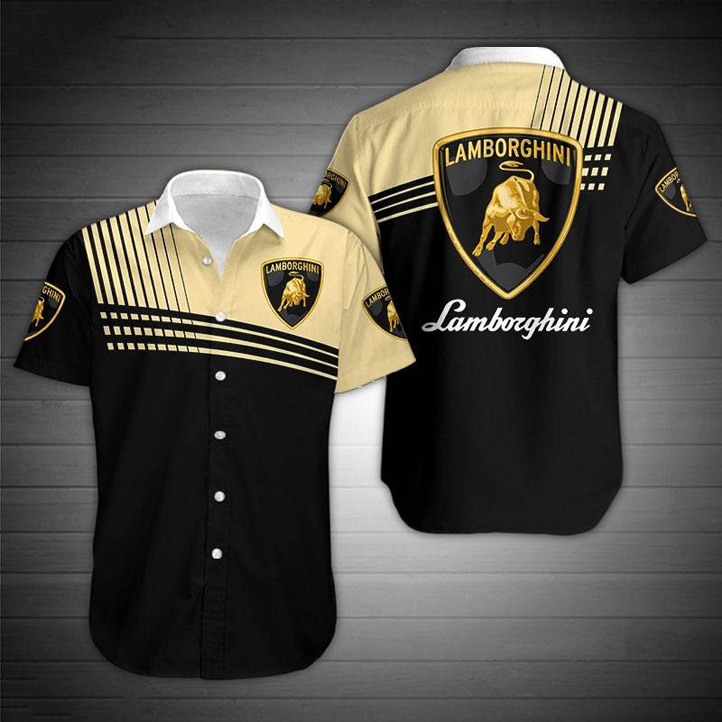 Lamborghini Summer Fashion Short Sleeve Gifts For Those You Love Hawaiian shirts