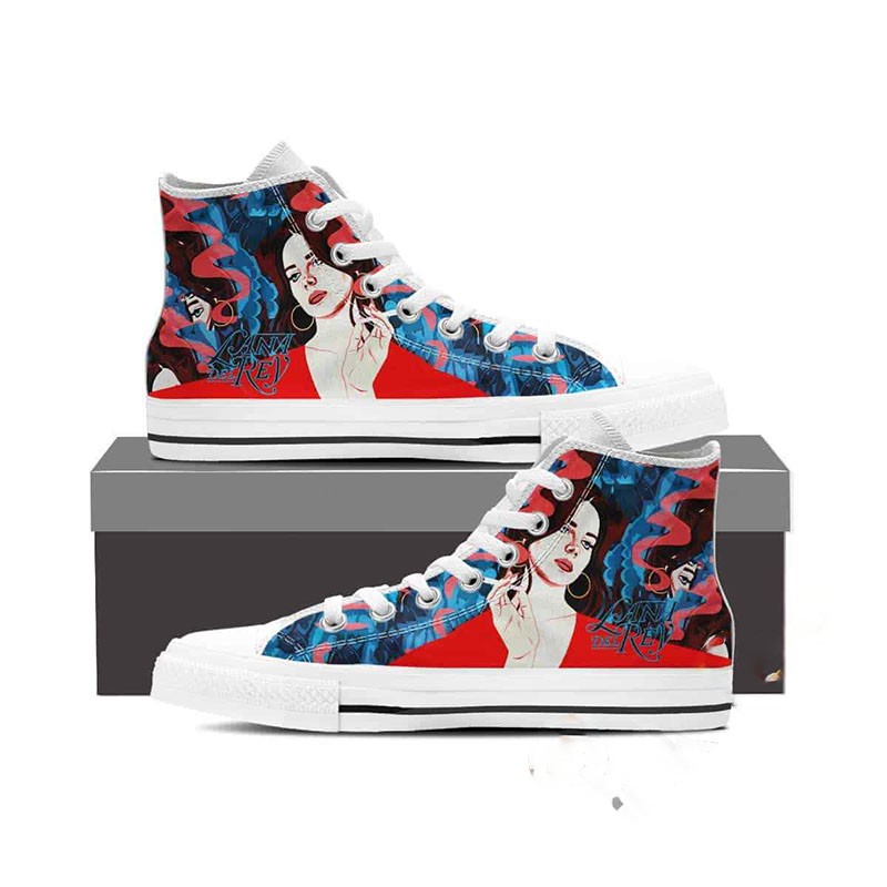 Lana Del Rey High Top Shoes