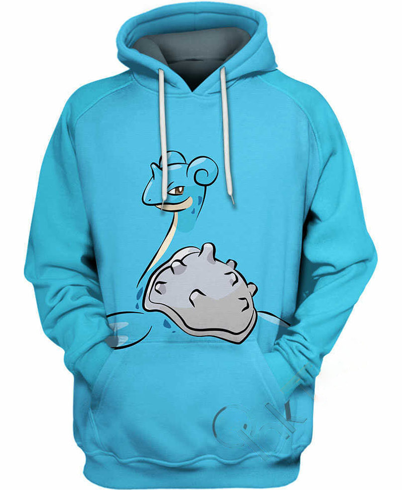Lapras Pokemon Hoodie 3D 12 Lapras Pokemon Hoodie 3D