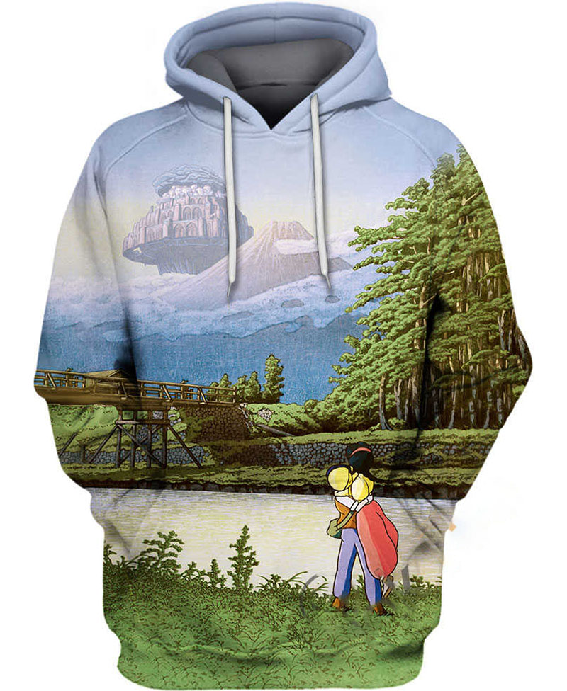 Laputa From Taganoura Bridge Hoodie 3D 12 Laputa From Taganoura Bridge Hoodie 3D