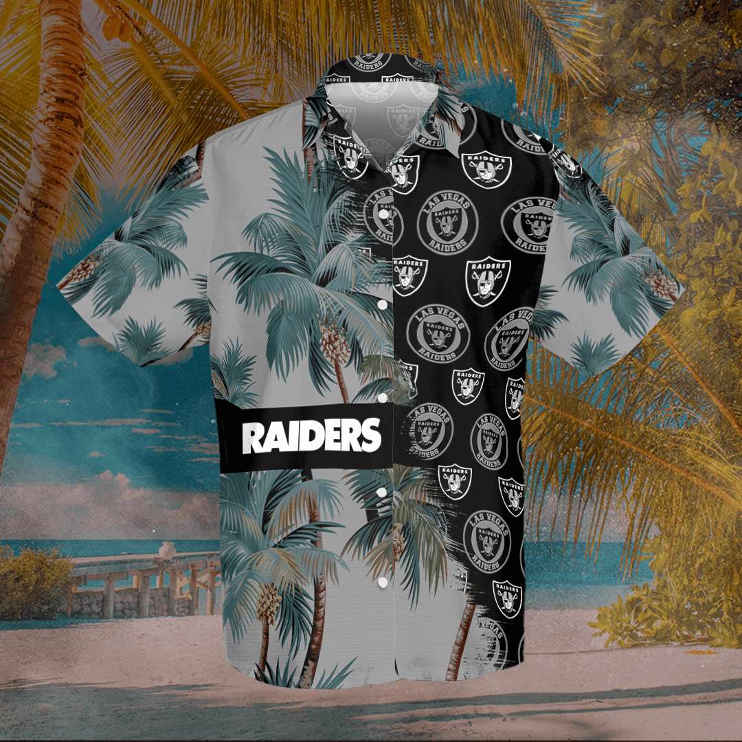 Las Vegas Raiders Custom Hawaiian shirts 2 Las Vegas Raiders Custom Hawaiian shirts