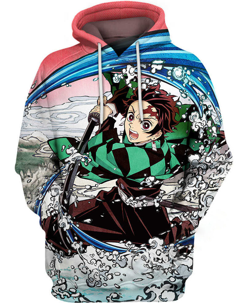 Lateral Water Wheel Hoodie 3D