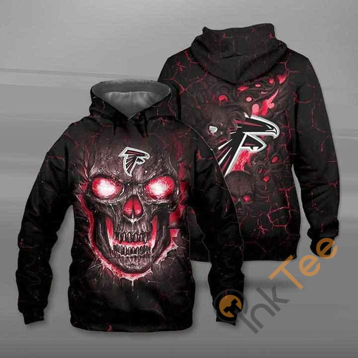 Lava Skull Atlanta Falcons Hoodie 3d 9 Lava Skull Atlanta Falcons Hoodie 3d