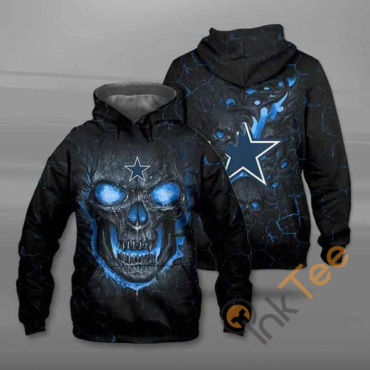 Lava Skull Dallas Cowboys Hoodie 3d 2 Lava Skull Dallas Cowboys Hoodie 3d