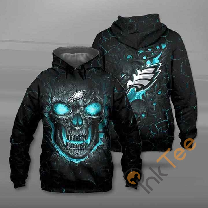 Lava Skull Philadelphia Eagles Hoodie 3d 1 Lava Skull Philadelphia Eagles Hoodie 3d