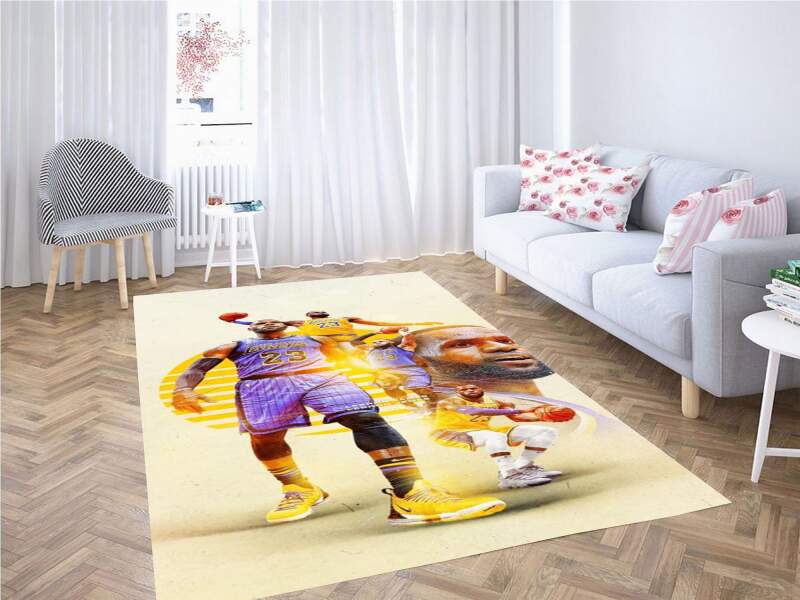 Lebron James Carpet Rug