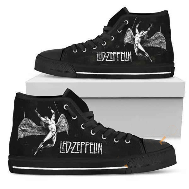 3D Led Zeppelin High Top Shoes