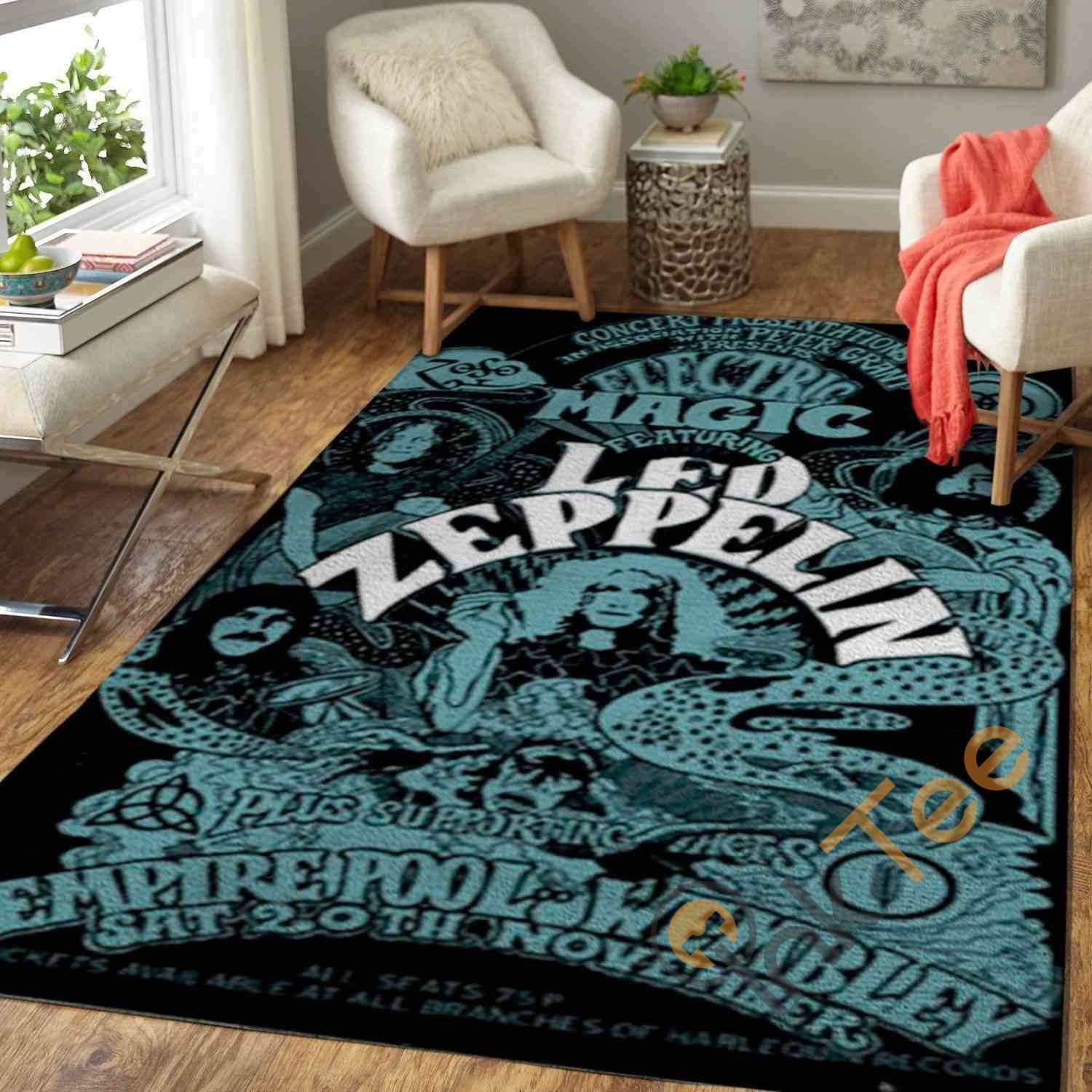 Led Zeppelin Area Rug 1 Led Zeppelin Area Rug