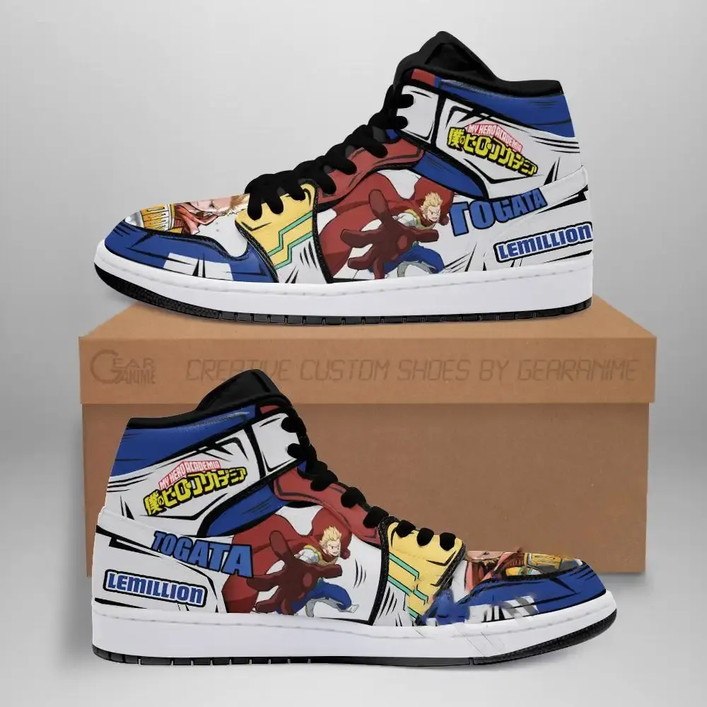 Lemillion Mirio Custom My Hero Academia Anime Amazon Air Jordan Shoes