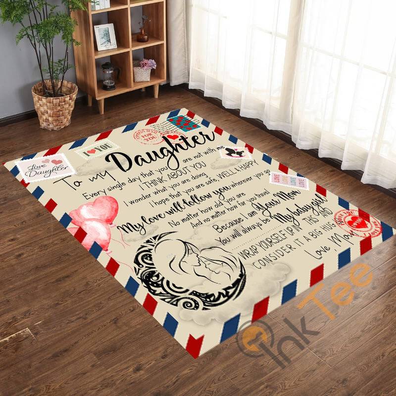 Letter To My Daughter I Love You Email For Kid Single Living Room Bedroom Rug 5 Letter To My Daughter I Love You Email For Kid Single Living Room Bedroom Rug