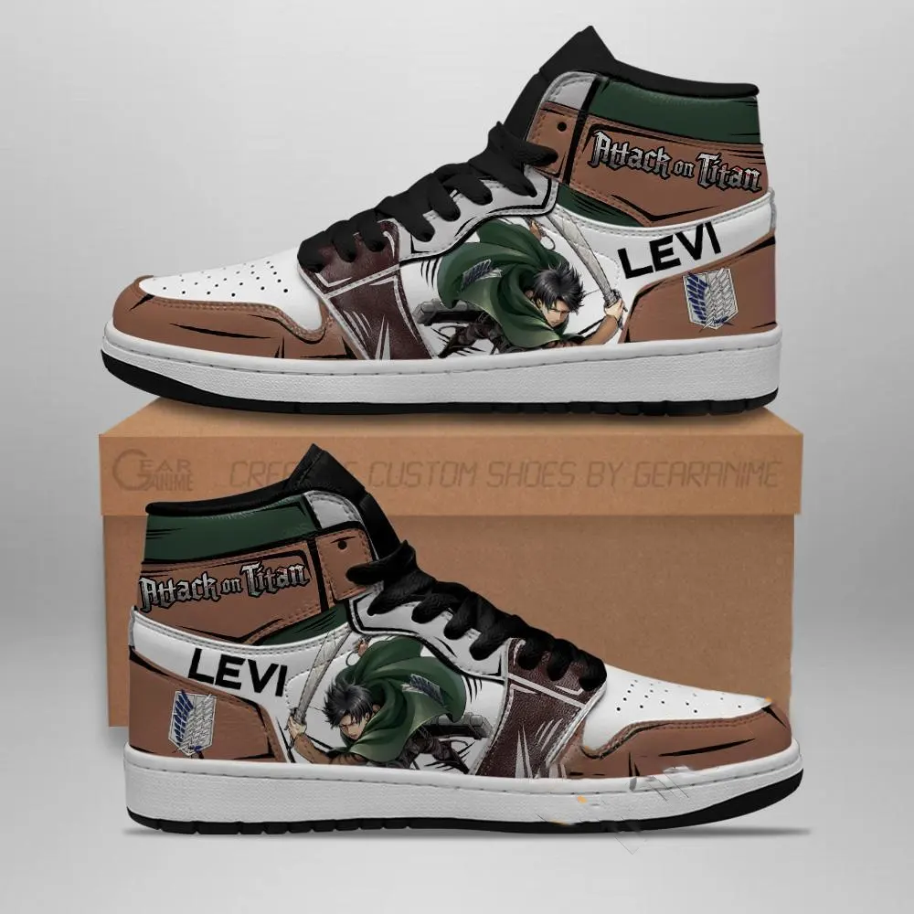 Levi Ackerman Attack On Titan Anime Amazon Air Jordan Shoes 5 Levi Ackerman Attack On Titan Anime Amazon Air Jordan Shoes