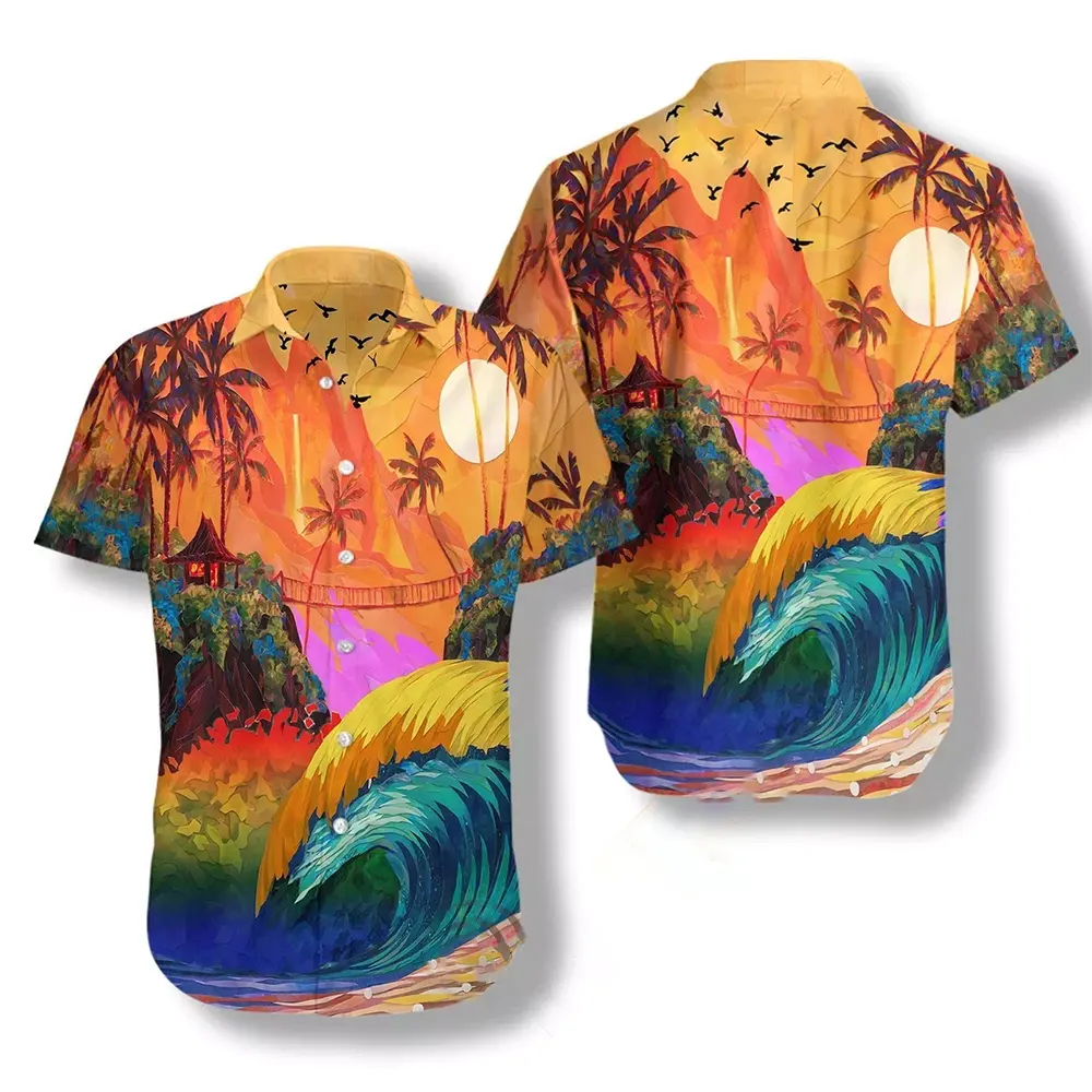 LGBT Sunset Hawaiian shirts 2 LGBT Sunset Hawaiian shirts