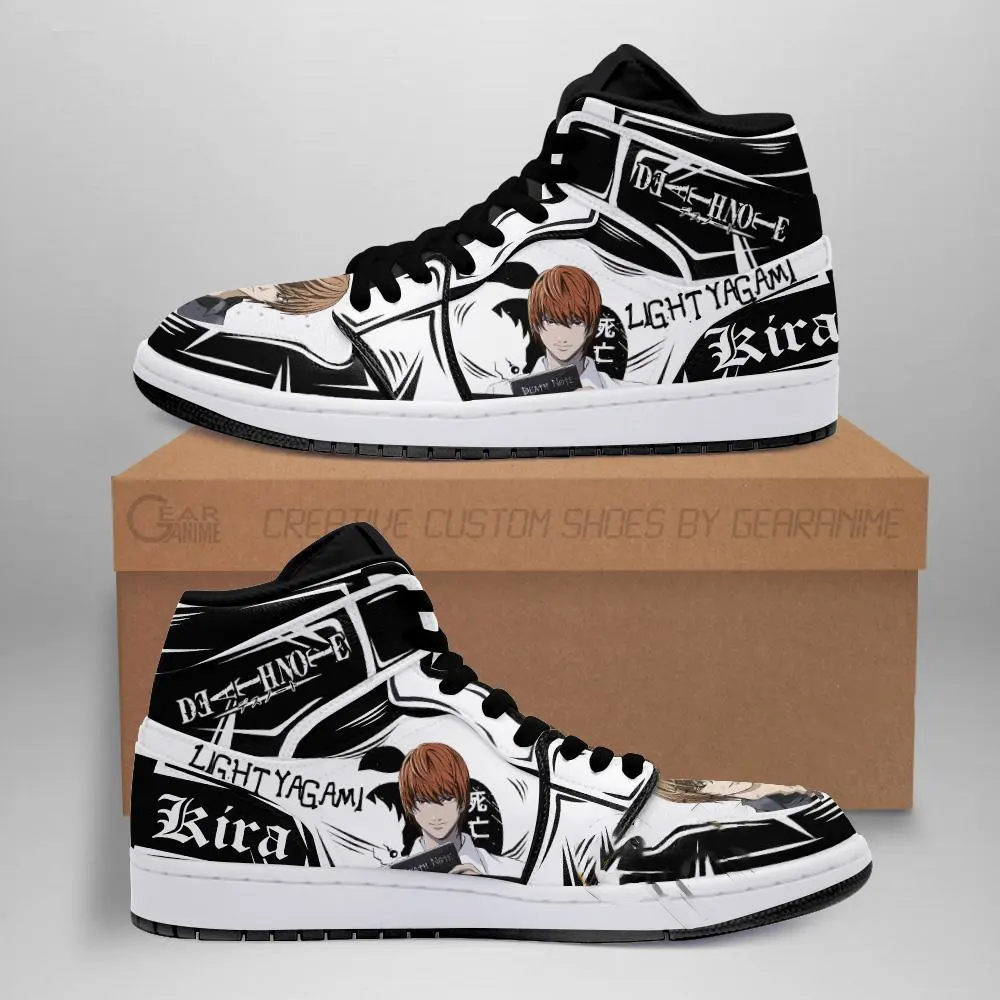 Light Yagami Custom Death Note Anime Amazon Air Jordan Shoes