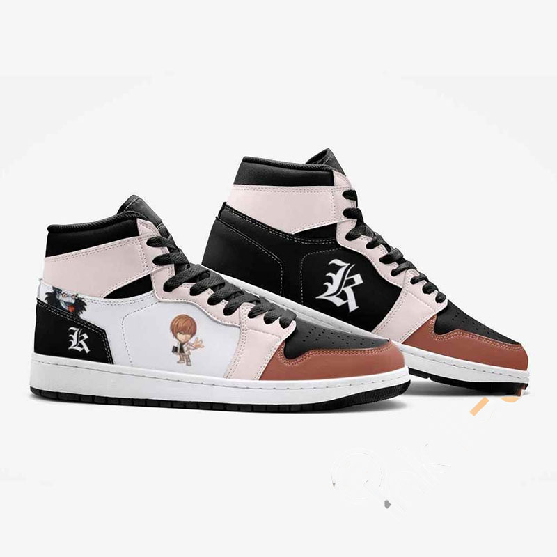 Light Yagami Death Note Custom Air Jordan Shoes 1 Light Yagami Death Note Custom Air Jordan Shoes