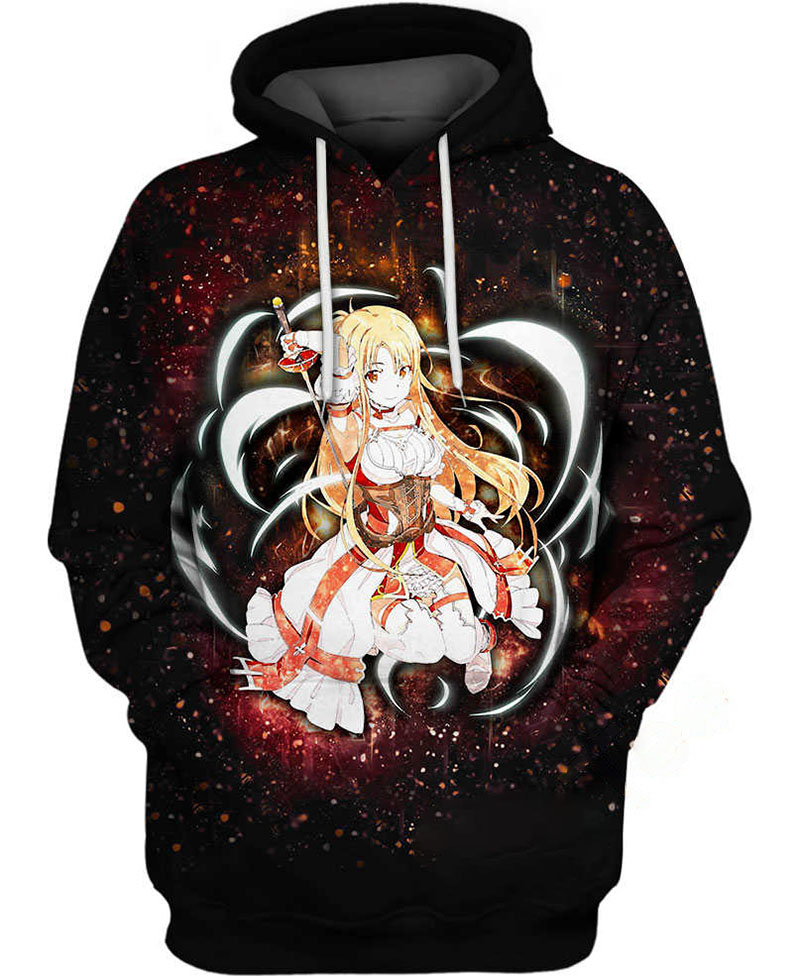 Lightning Flash Asuna Hoodie 3D