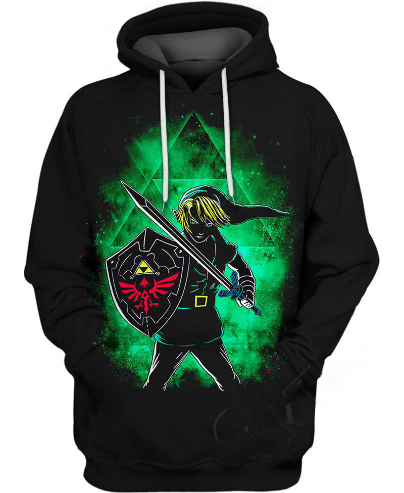 Link The Legend Of Zelda Hoodie 3D 7 Link The Legend Of Zelda Hoodie 3D